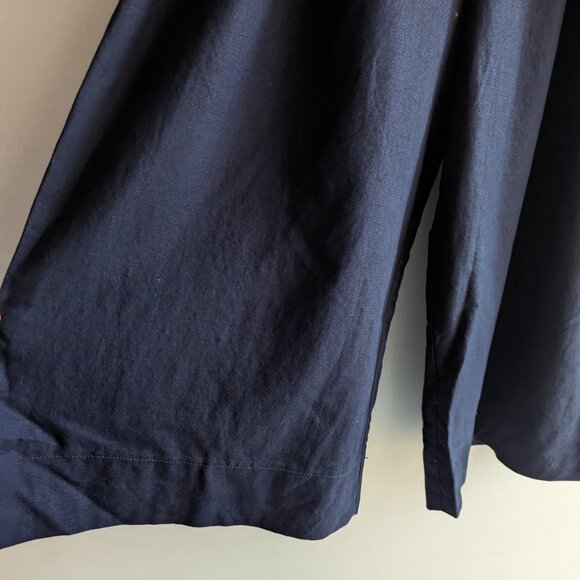 GAP High-Rise Linen pleated culotte crop - Picture 6 of 10